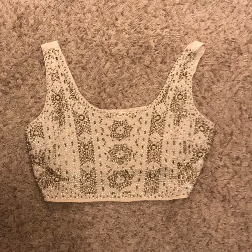 Urban Outfitters embellished raga crop top